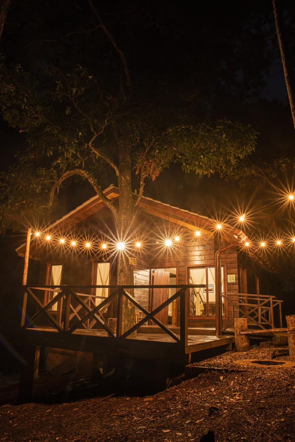 Patio, Night