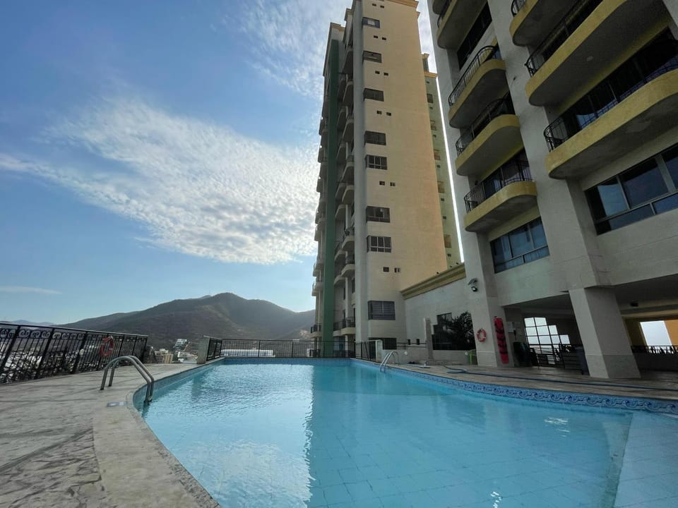 Nearby landmark, Day, Natural landscape, Mountain view, Pool view, Swimming pool
