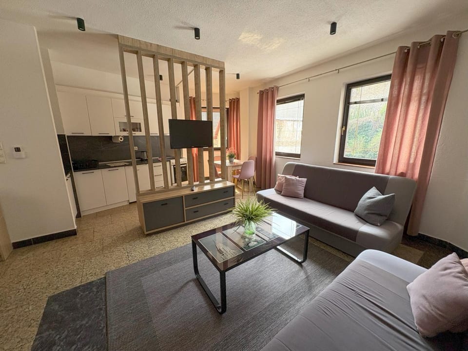 Living room, City view