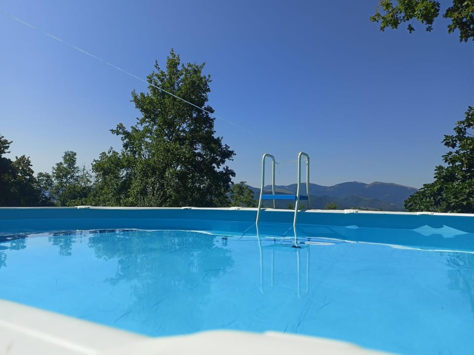 Day, Natural landscape, Mountain view, Pool view, Swimming pool