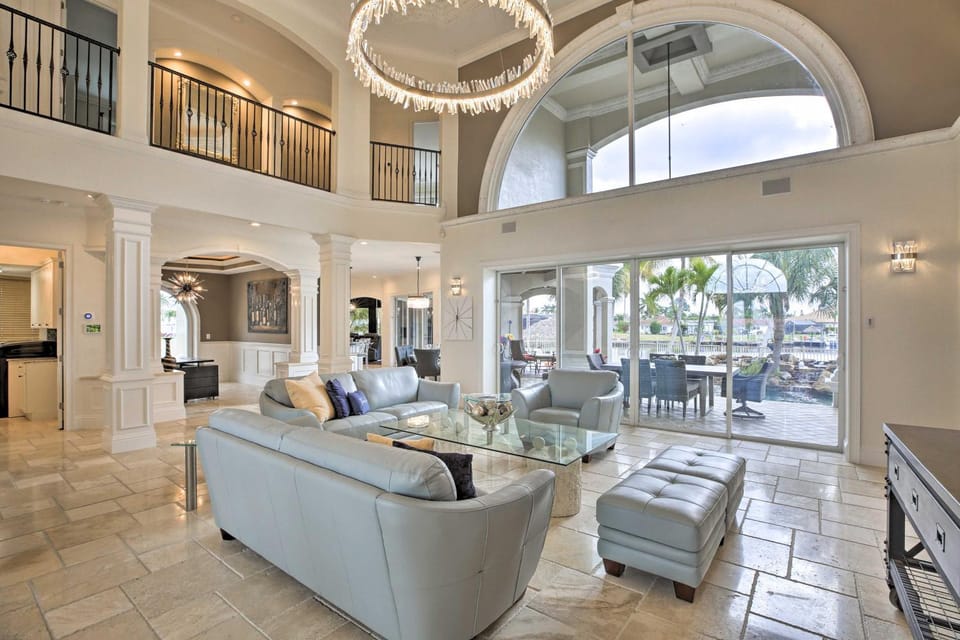 Luxe Cape Coral Escape w/ Boat Dock + Cabana! House in Cape Coral