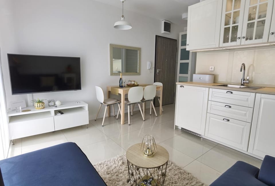 TV and multimedia, Kitchen or kitchenette, Living room, Seating area, Dining area