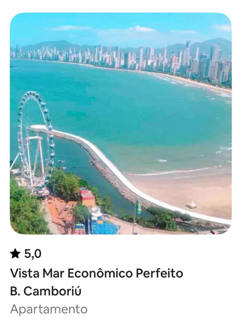 Estudio Conforto Vista Mar B Camboriu Apartment in Balneário Camboriú