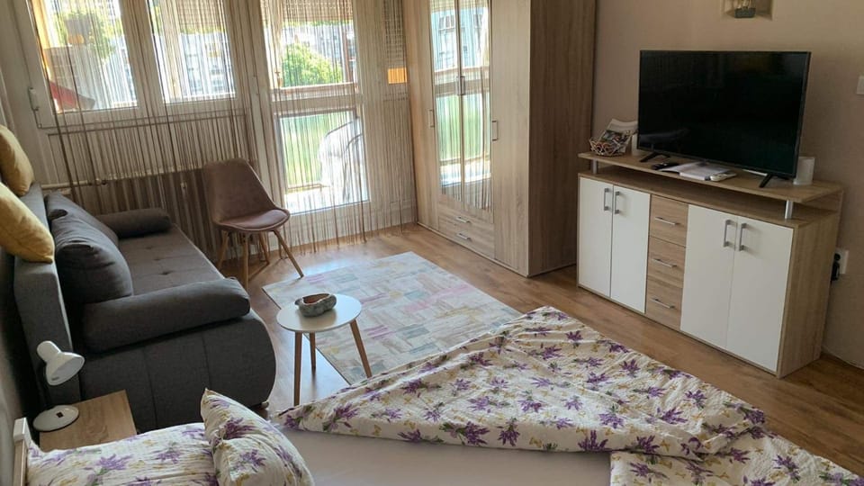 Bed, TV and multimedia, Living room