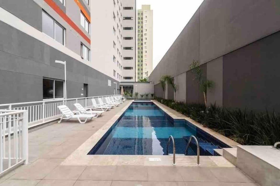 MV63 - Studio Lindo com Piscina Próx ao Metrô Brás Apartment in Sao Paulo City