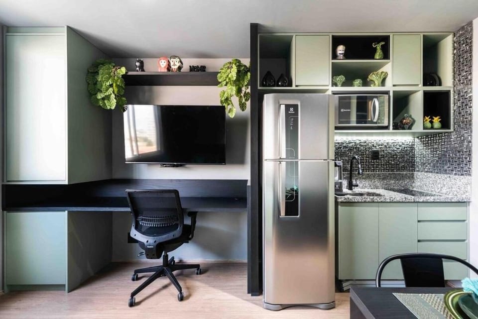 MV63 - Studio Lindo com Piscina Próx ao Metrô Brás Apartment in Sao Paulo City