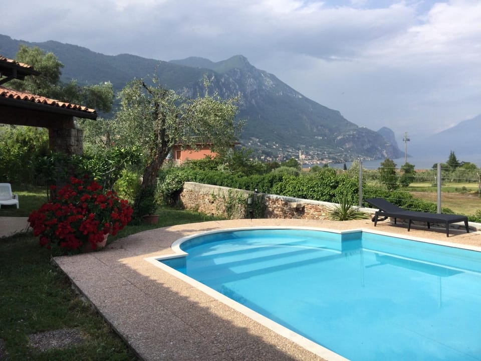 Property building, Living room, Swimming pool