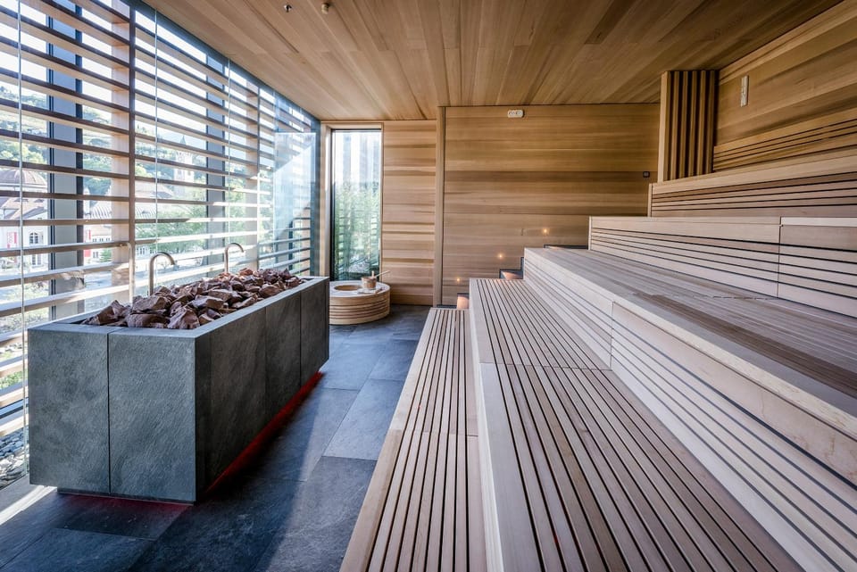 Sauna, City view