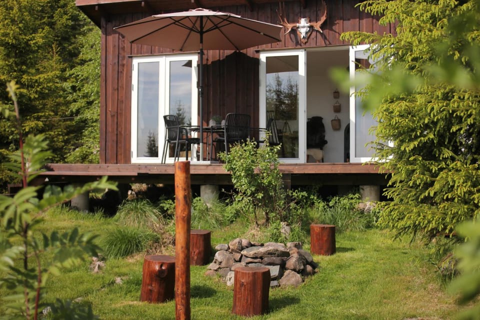 Cozy forest cabin with amazing mountain view Cabin in Sweden