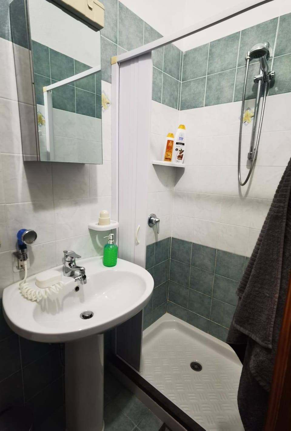 Shower, towels