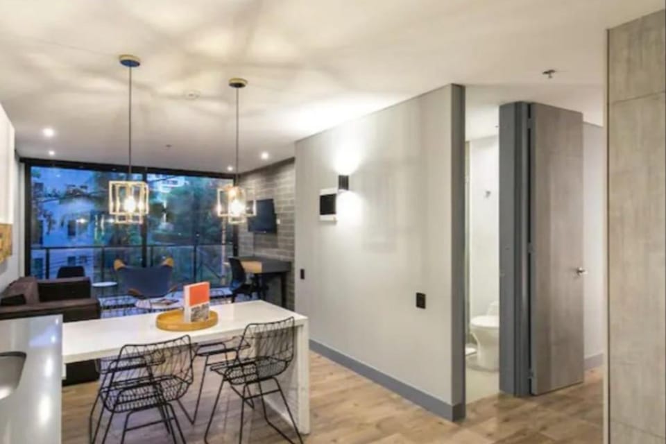 Living room, Seating area, Dining area
