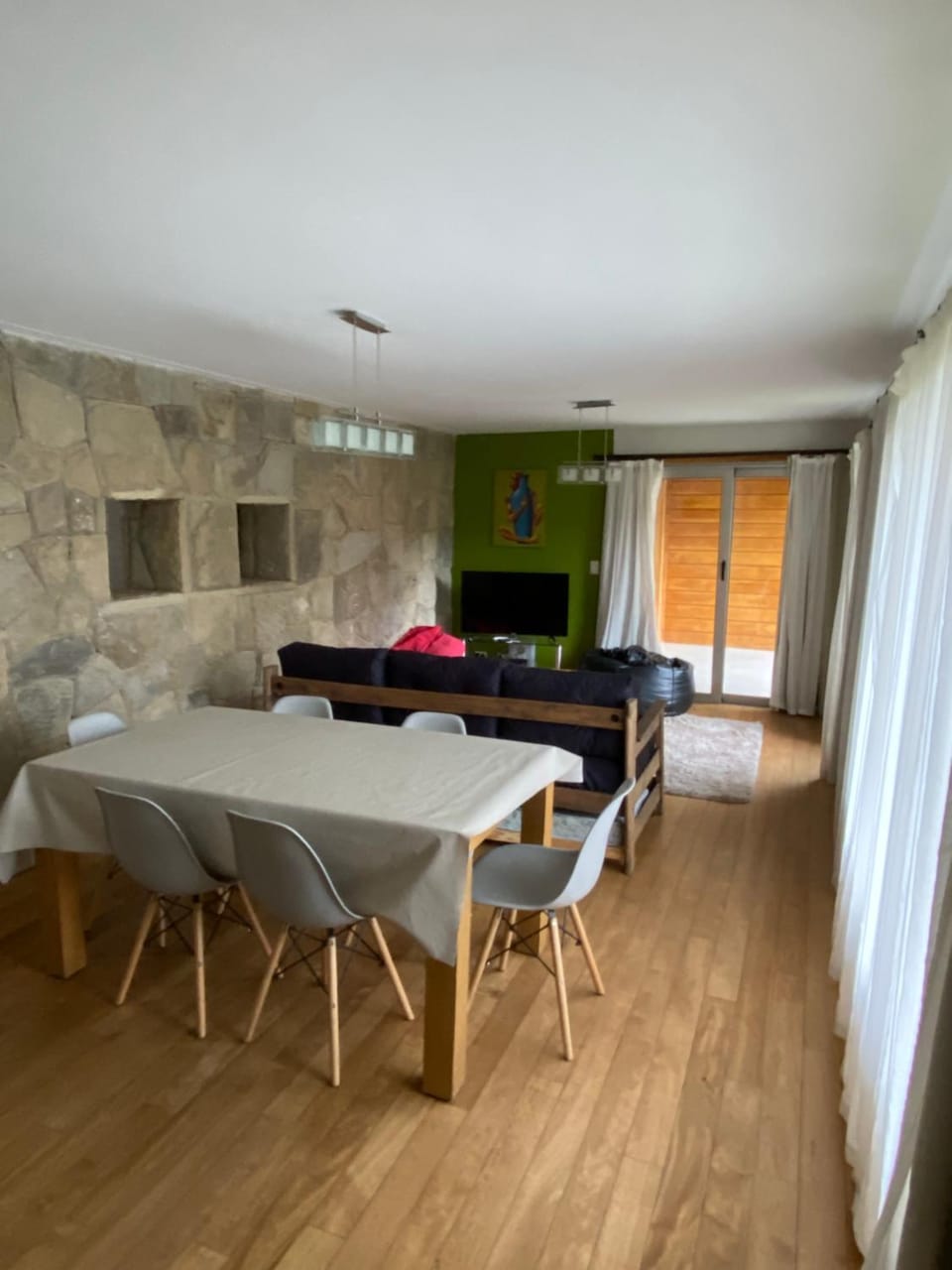 Living room, Seating area, Dining area