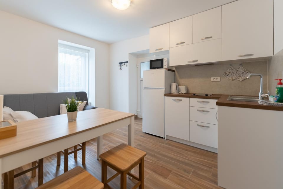 Kitchen or kitchenette, kitchen