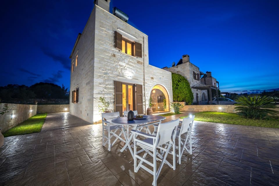 Property building, Patio, Night