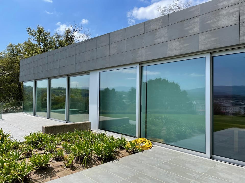 Property building, Spring, Day, Garden view