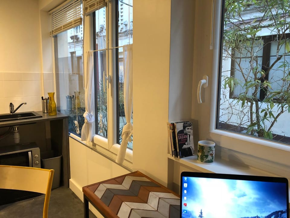 Seating area, Quiet street view