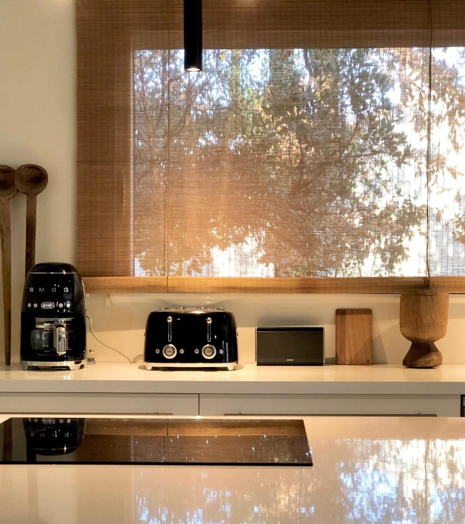 Kitchen or kitchenette, toaster