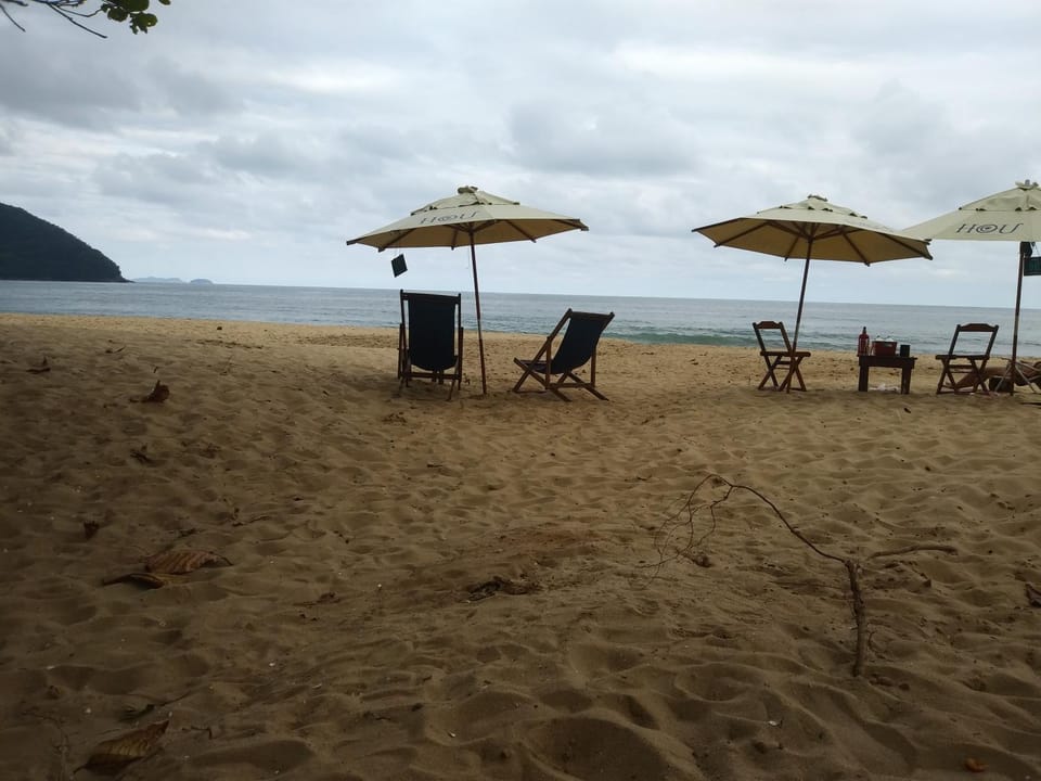 Beach, Sea view, sunbed