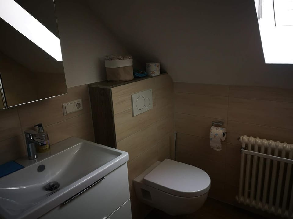 Bathroom, Living room