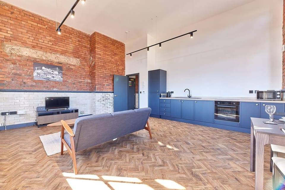 Kitchen or kitchenette, Living room