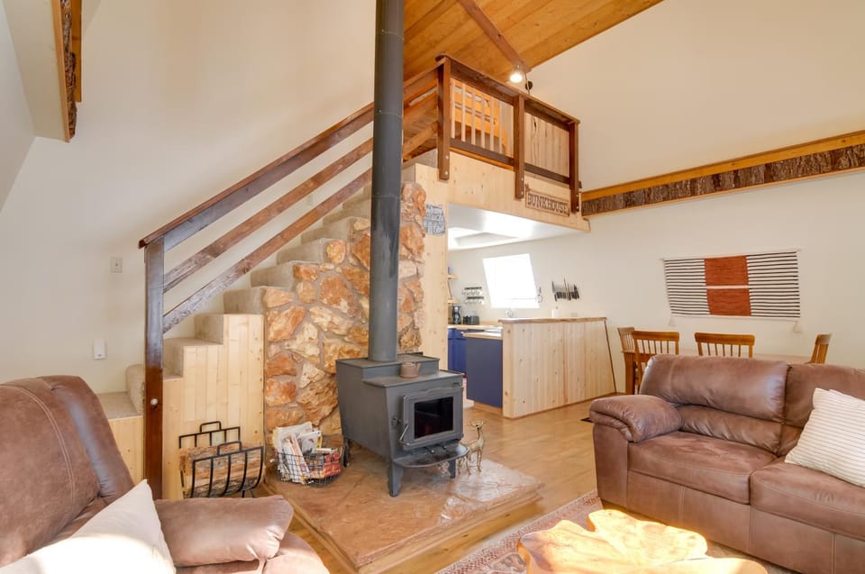 Unique Forest Cabin with Deck: Ski, Hike, Fish! Cabin in Utah