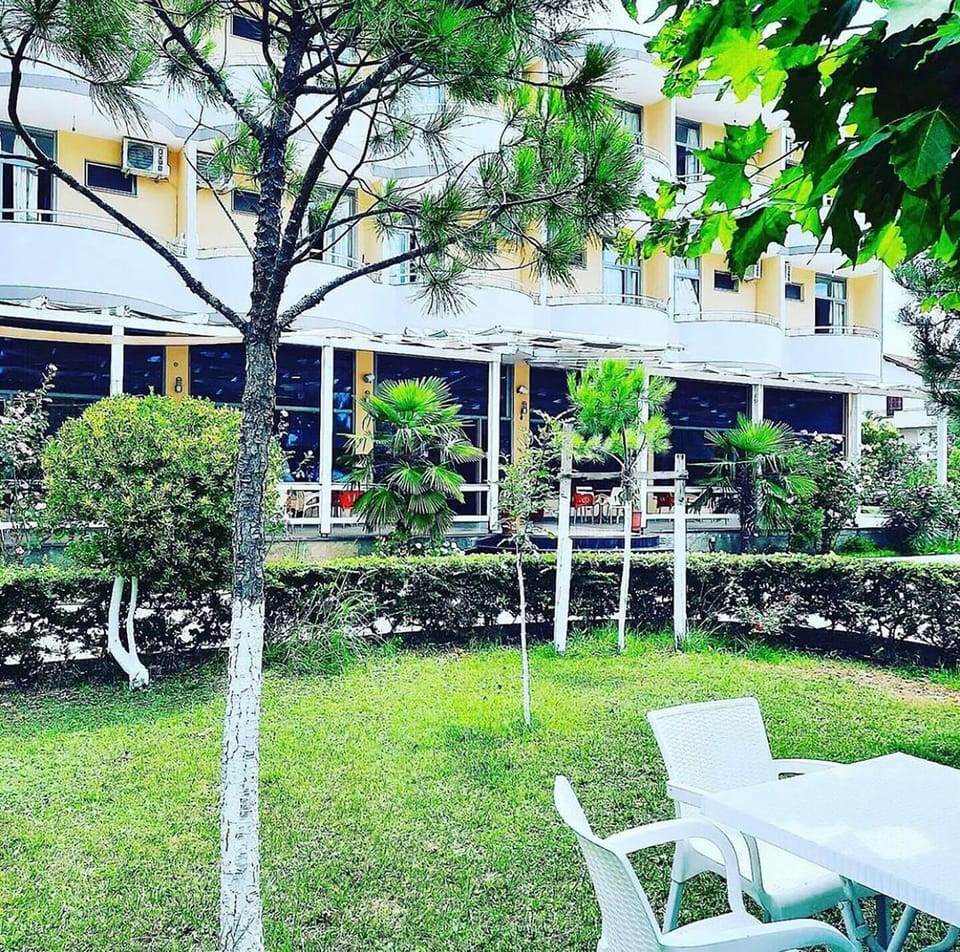 Property building, Garden view
