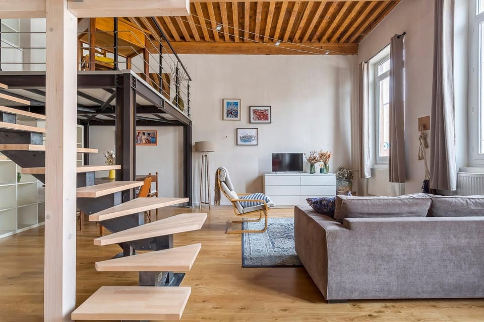 Le Tisserand - Superbe Canut pentes Croix Rousse Apartment in Lyon