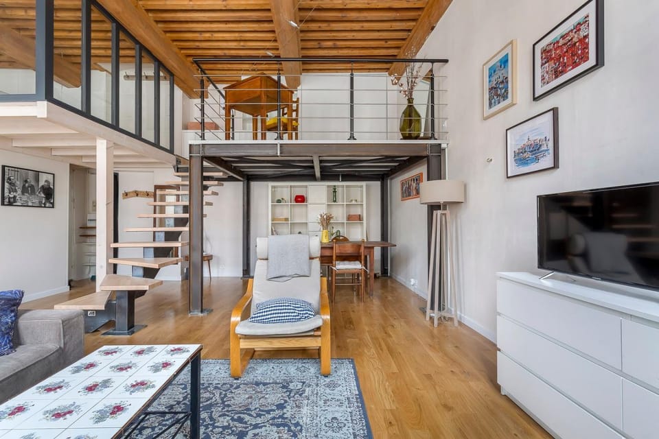 Le Tisserand - Superbe Canut pentes Croix Rousse Apartment in Lyon