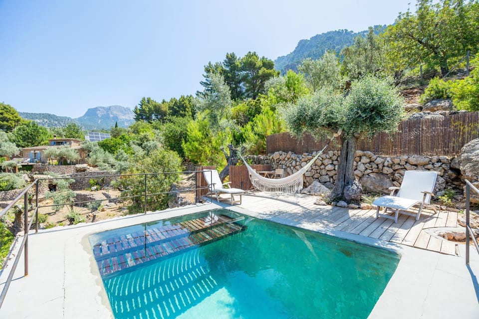 Property building, Living room, Swimming pool