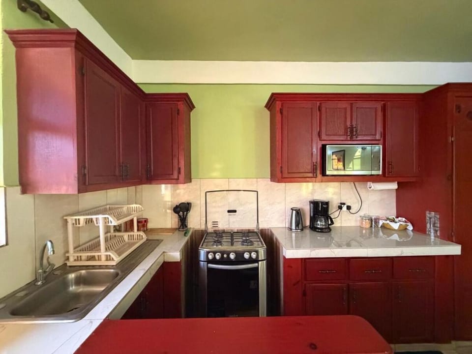 Coffee/tea facilities, Kitchen or kitchenette, oven