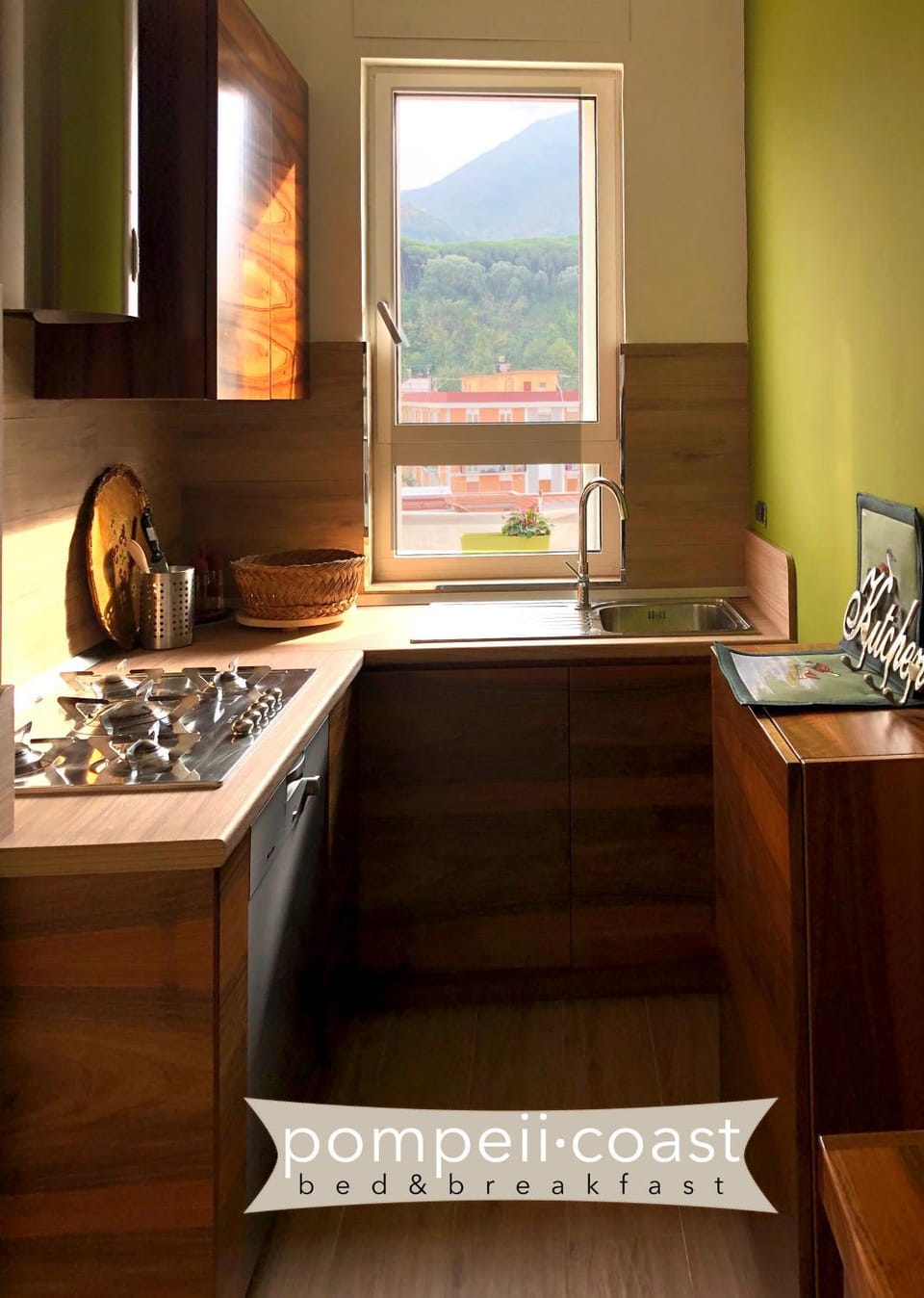 Kitchen or kitchenette, Communal kitchen, Mountain view, kitchen