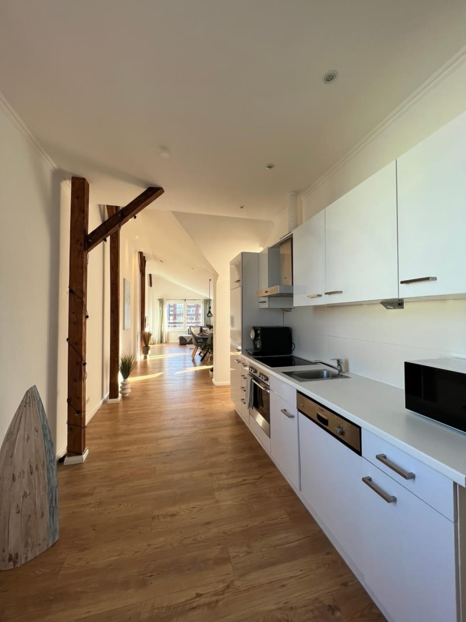 Kitchen or kitchenette, Living room