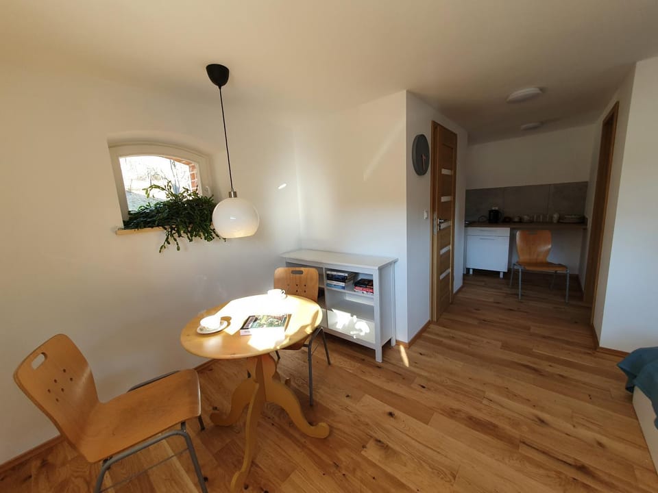 Kitchen or kitchenette, Living room, Photo of the whole room, Seating area, Dining area