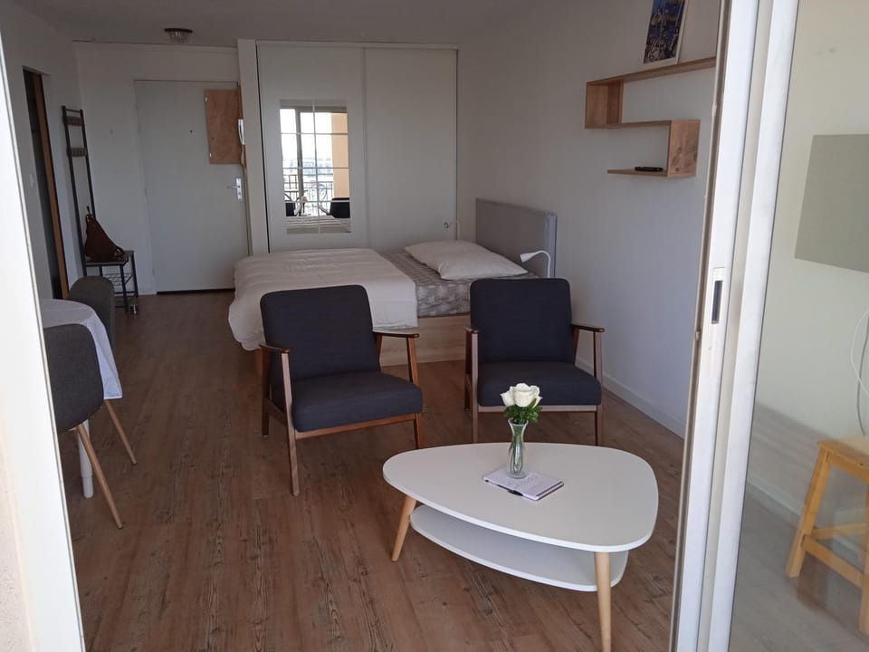 Studio Design vue Port 2 pas des Canaux + parking Apartment in Occitanie