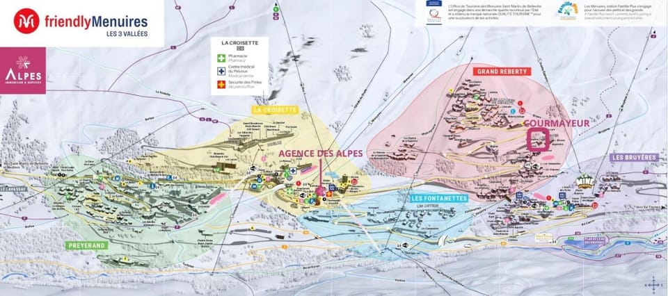 Résidence Courmayeur - Bel appartement rénové pour 8 personnes sur les pistes MAE-4094 Apartment in Les Allues