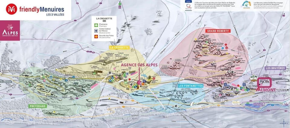 Résidence Valmont - Appartement avec 2 chambres et vue sur la montagne pour 6 personnes MAE-4154 Apartment in Les Allues