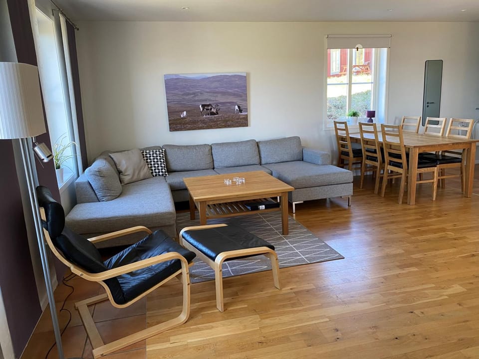 Living room, Seating area, Dining area