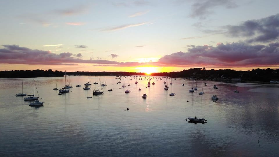 Natural landscape, Bird's eye view, Beach, Sunrise
