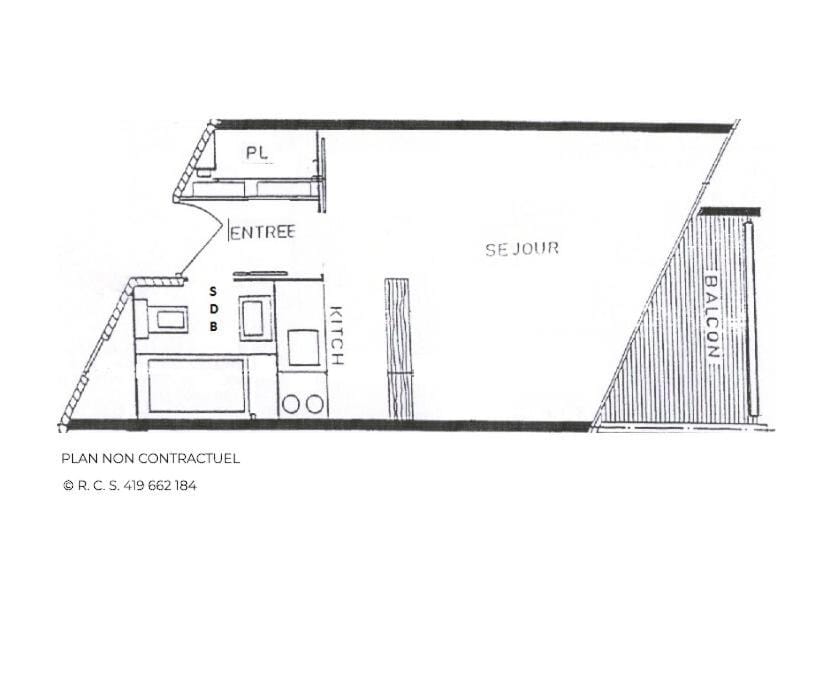 Résidence Caron - Appartement lumineux pour 3 personnes MAE-5824 Apartment in Les Allues