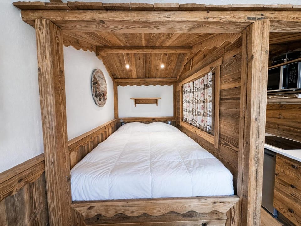 Résidence Necou - Studio déco style chalet en bord de pistes pour 3 personnes MAE-5954 Apartment in Les Allues