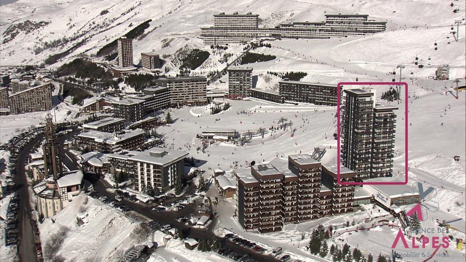 Résidence Dorons - Studio de 19m² pour 2 personnes avec balcon exposé Sud MAE-6074 Apartment in Les Allues