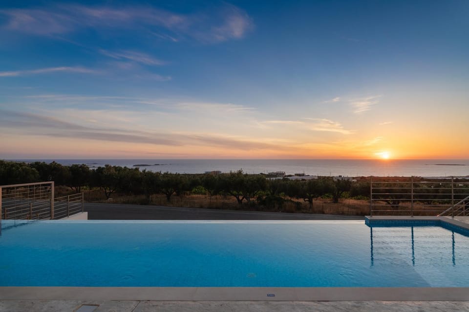 Sea view, Swimming pool, Sunset