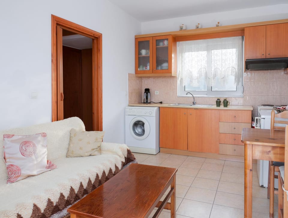 Kitchen or kitchenette, Living room, Seating area, Dining area, minibar, pet friendly, stove, washing machine