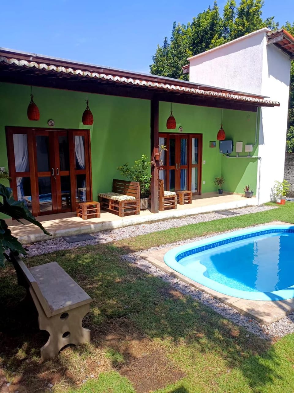 Patio, Garden view, Pool view