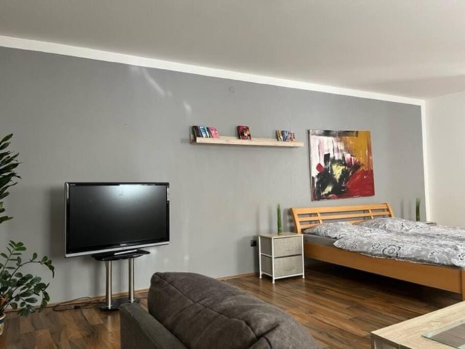 Communal lounge/ TV room, Bed
