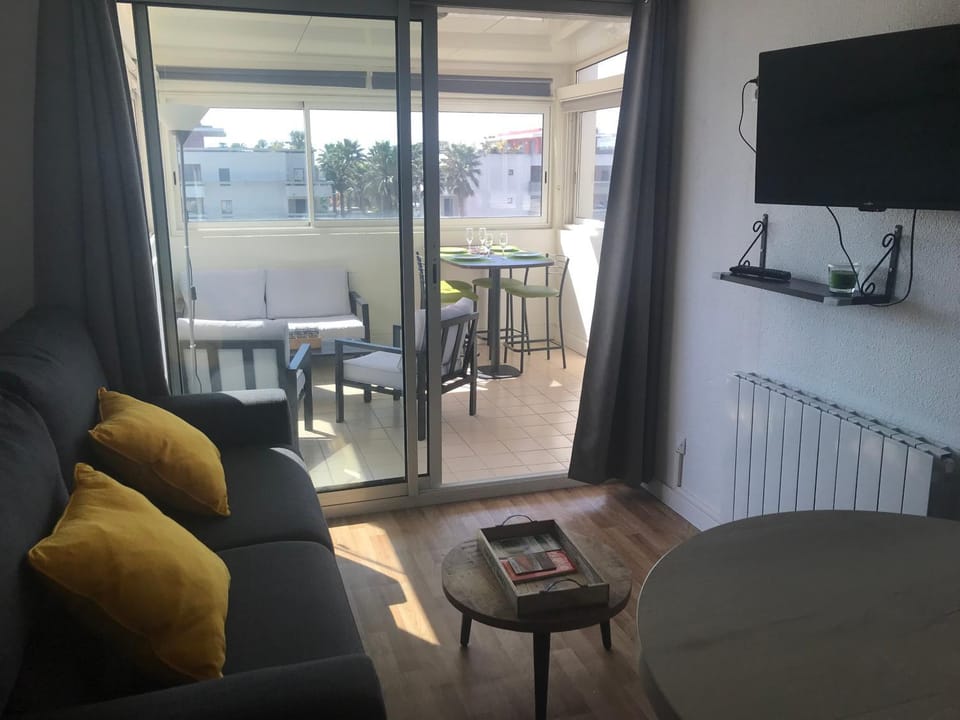 Charmant T2 Les Plages Dorées vue mer + parking Apartment in Occitanie
