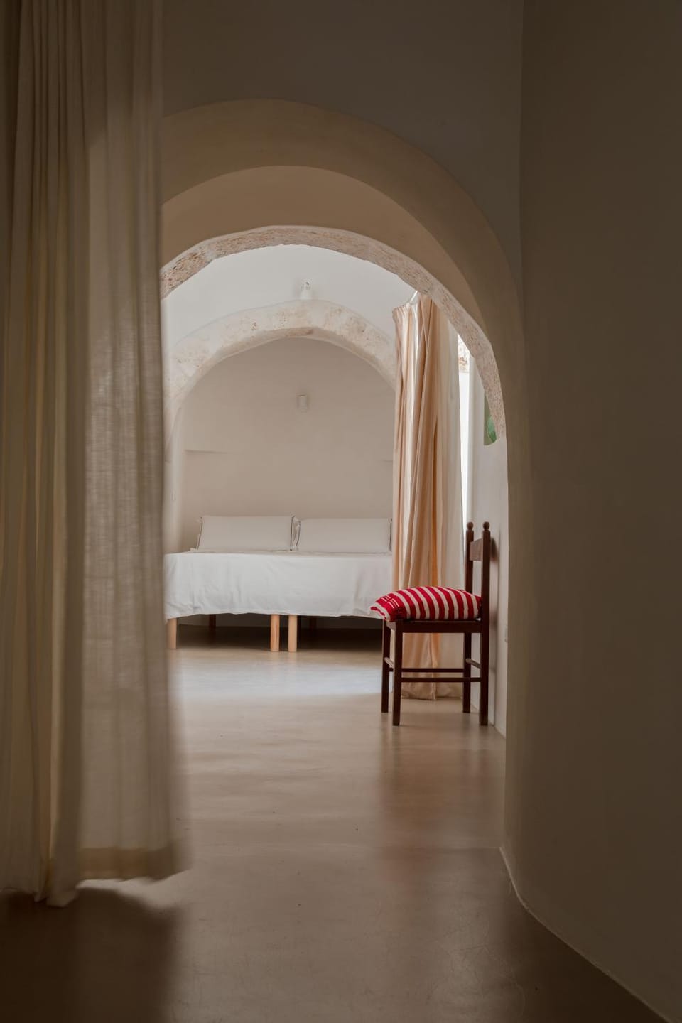 Property building, Bed, Seating area, Bedroom