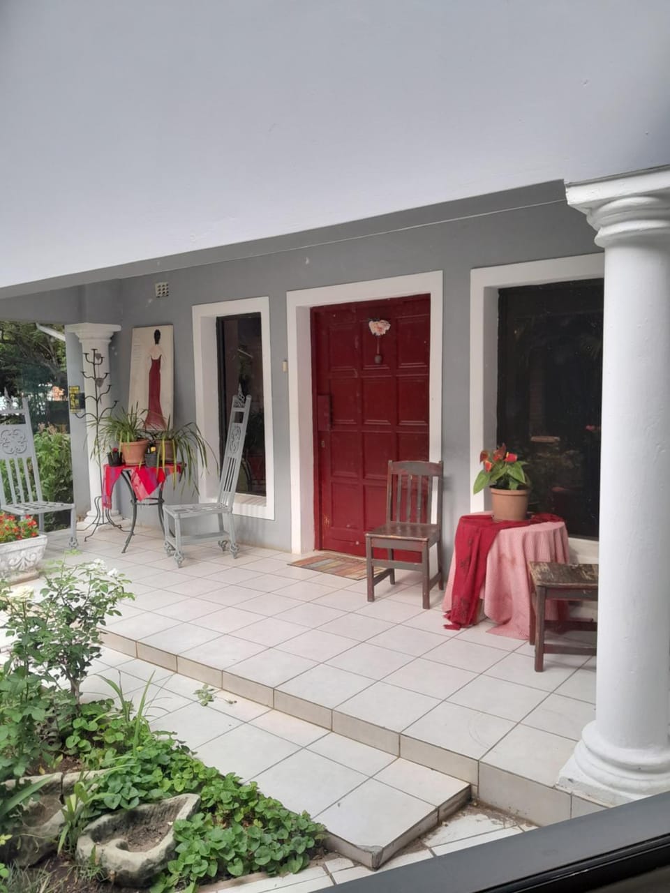 Property building, Garden view
