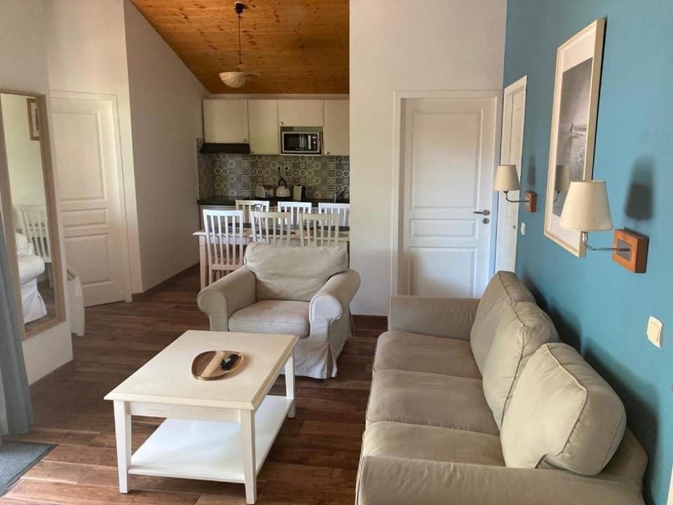 Kitchen or kitchenette, Living room, Dining area