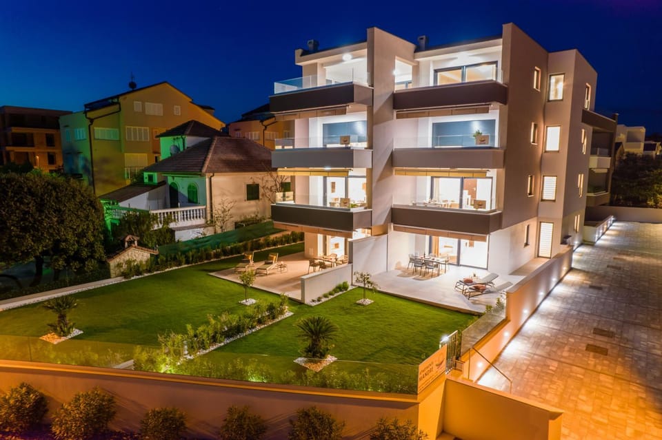 Property building, Night, Neighbourhood